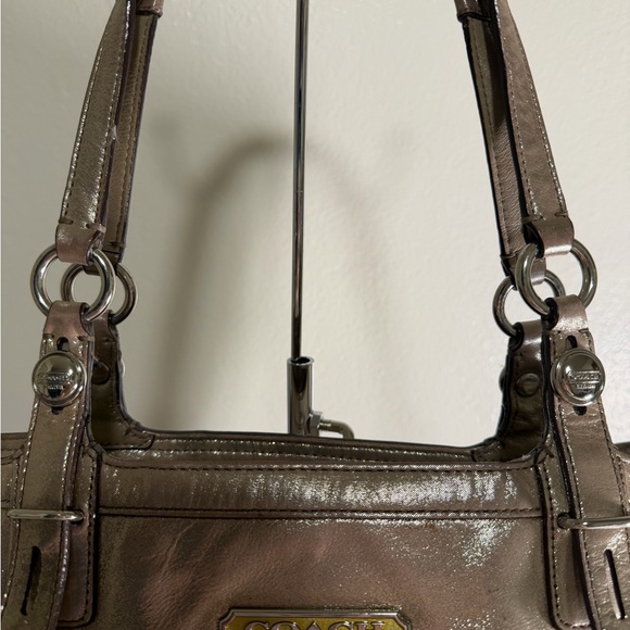 Coach Shimmering Tan Tote Bag - Picture 4 of 9